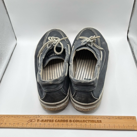 Sperry Topsider Boat Shoes –Navy Blue- men’s – size 12 - Picture 3 of 5